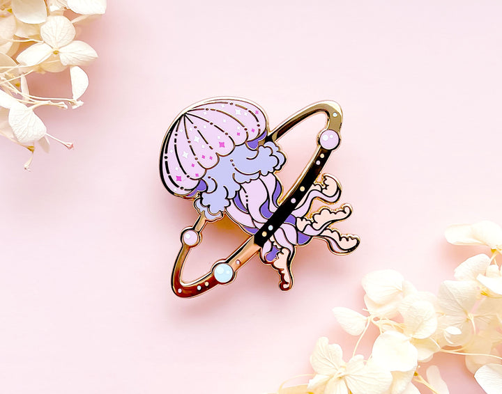 Cosmic Jellyfish Enamel Pin