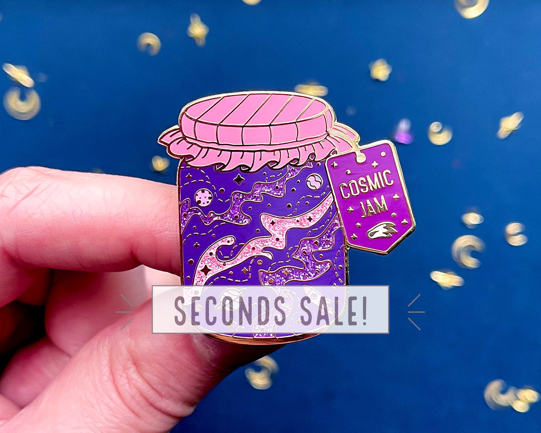 Cosmic Jam Enamel Pin (Seconds)
