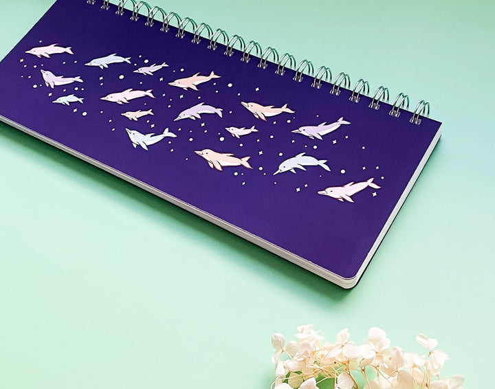 Space Dolphin Pod Weekly Planner