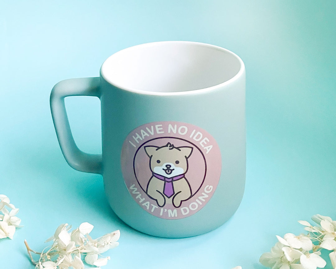 I Have No Idea Dog Mint Mug