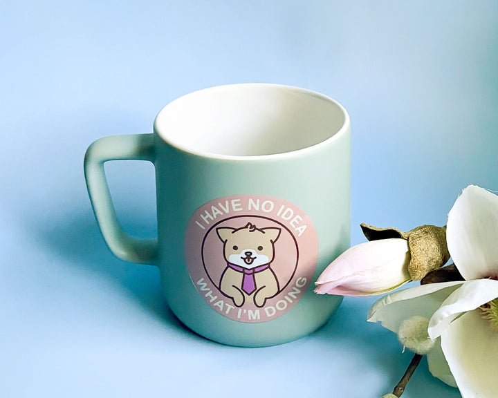 I Have No Idea Dog Mint Mug