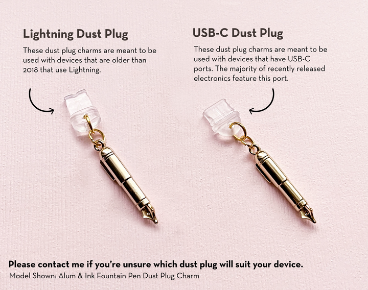 Fountain Pen Dust Plug Charm