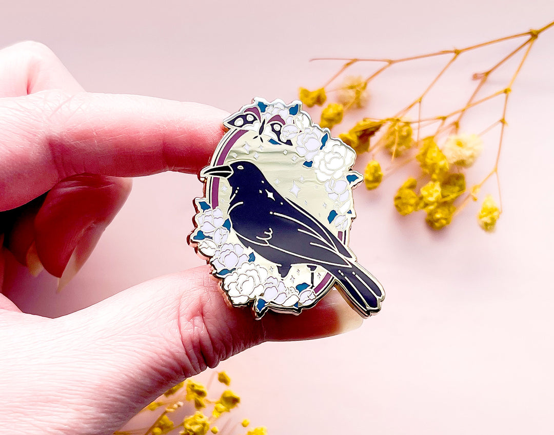 Midnight Raven Enamel Pin (Limited Edition)