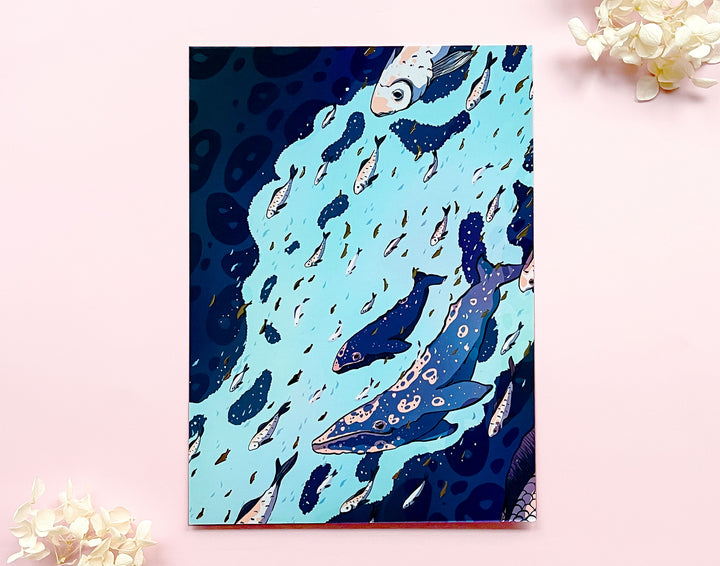Gray Whale Mother Art Print