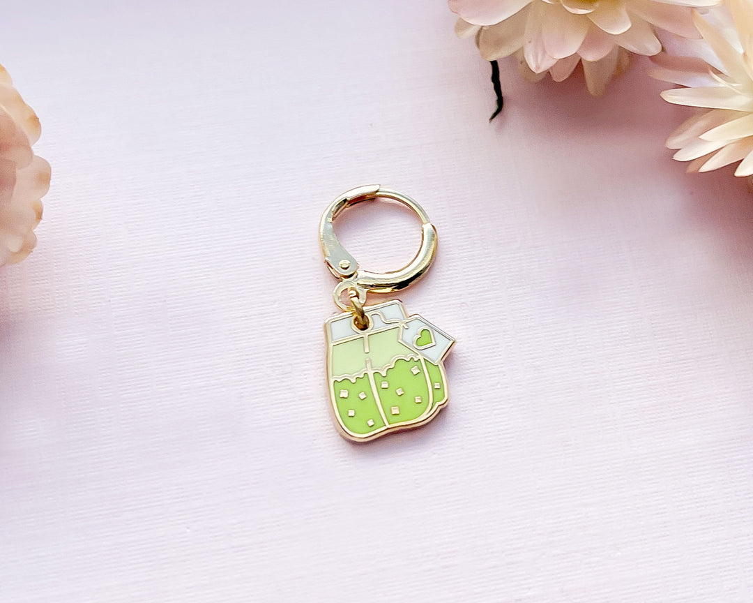 Green Teabag Charm