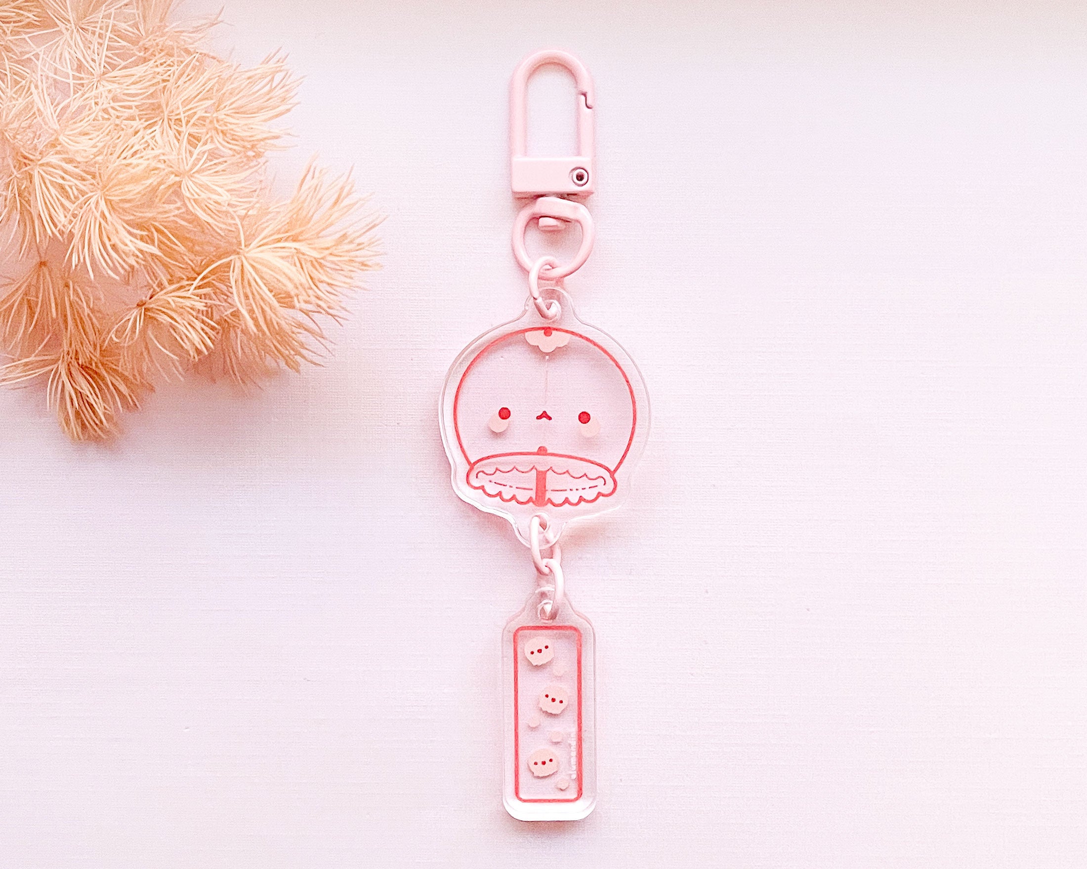 Jellyfish Wind Chime Acrylic Charm – Alum and Ink