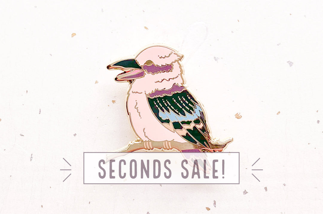 Kookaburra Enamel Pin (Seconds)