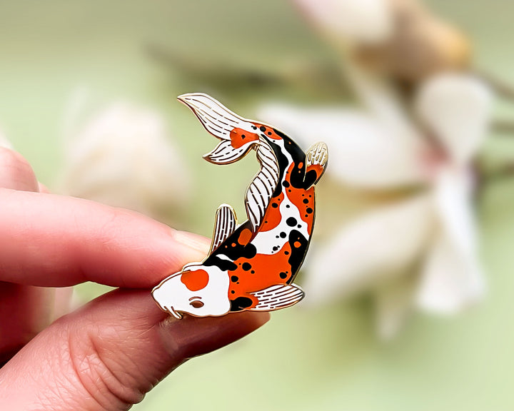 Doitsu Sanke Koi Enamel Pin