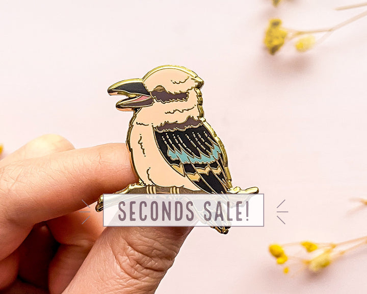 Kookaburra Enamel Pin (Seconds)