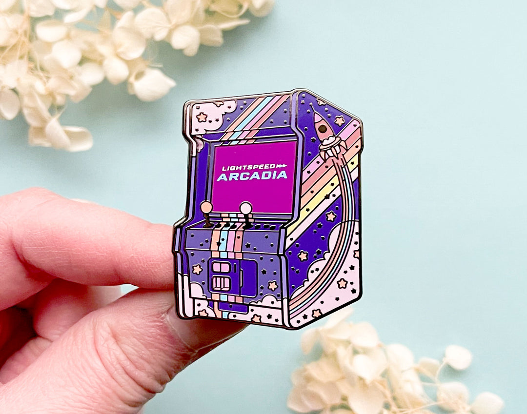 Light Speed Arcadia Enamel Pin
