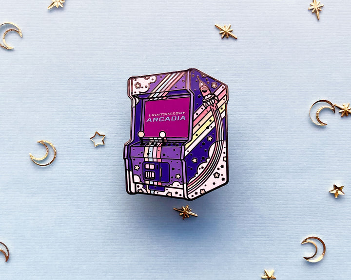 Light Speed Arcadia Enamel Pin