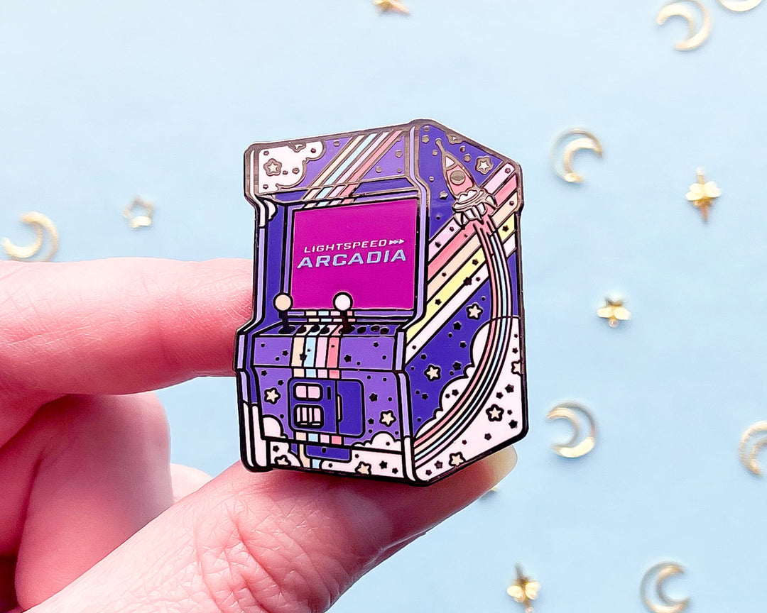 Light Speed Arcadia Enamel Pin