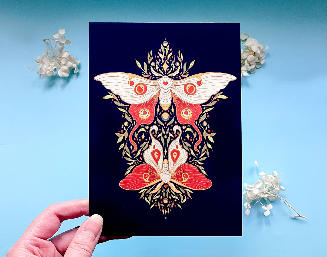 Magic Moths Art Print