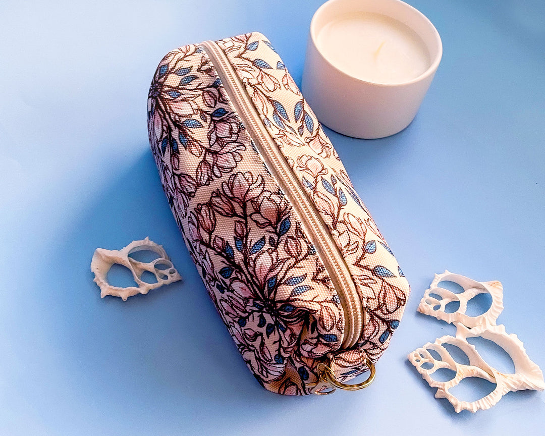 Magnolia Branches Patterned Pouch