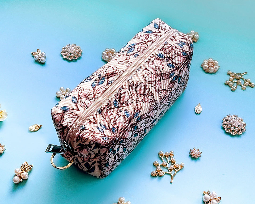 Magnolia Branches Patterned Pouch