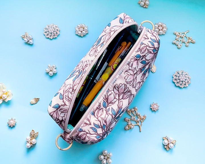 Magnolia Branches Patterned Pouch