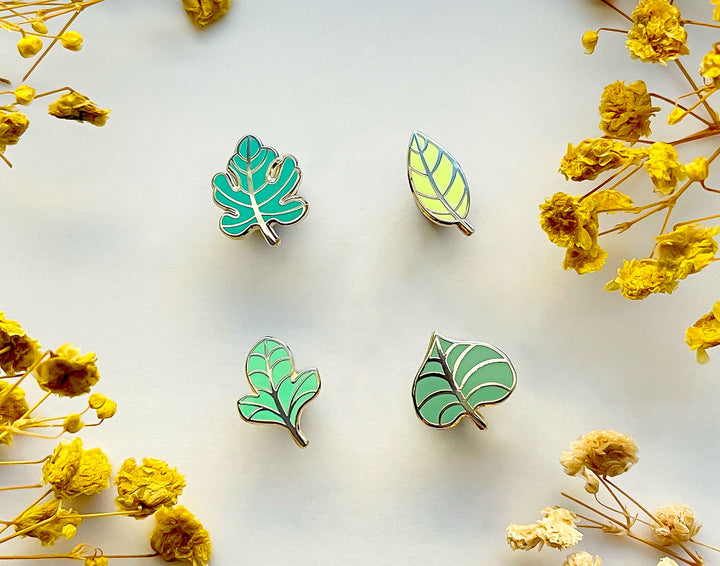 Mini Leaves Part Two Board Filler Enamel Pin Set