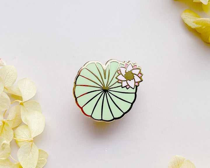 Mini Water Lily Pad Enamel Pin