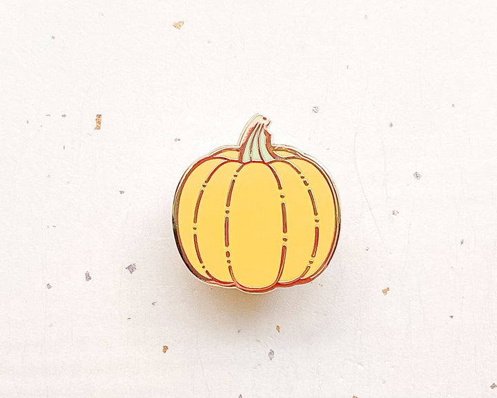 Mini Golden Pumpkin Enamel Pin