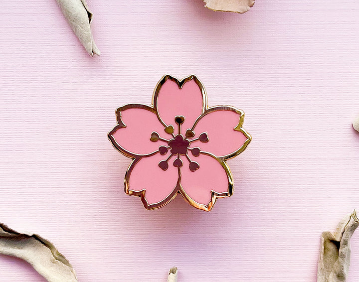 Mini Sakura Blossom Enamel Pin