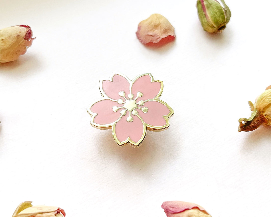 Mini Sakura Blossom Enamel Pin