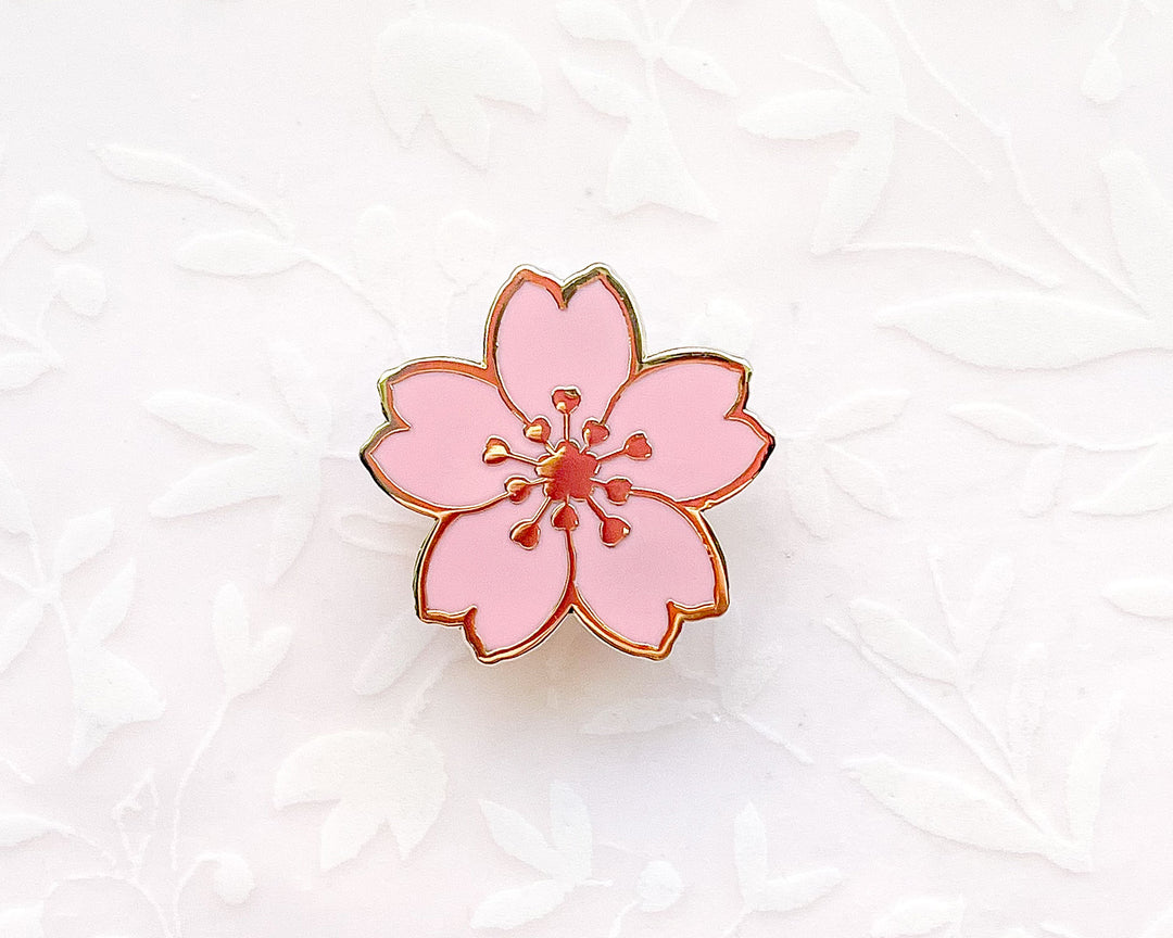 Mini Sakura Blossom Enamel Pin