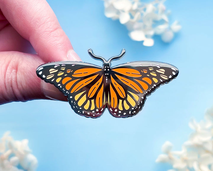 Monarch Butterfly (Danaus plexippus) Enamel Pin