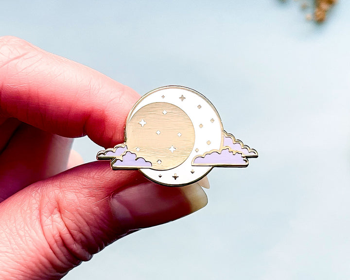 Moon Phase Enamel Pin