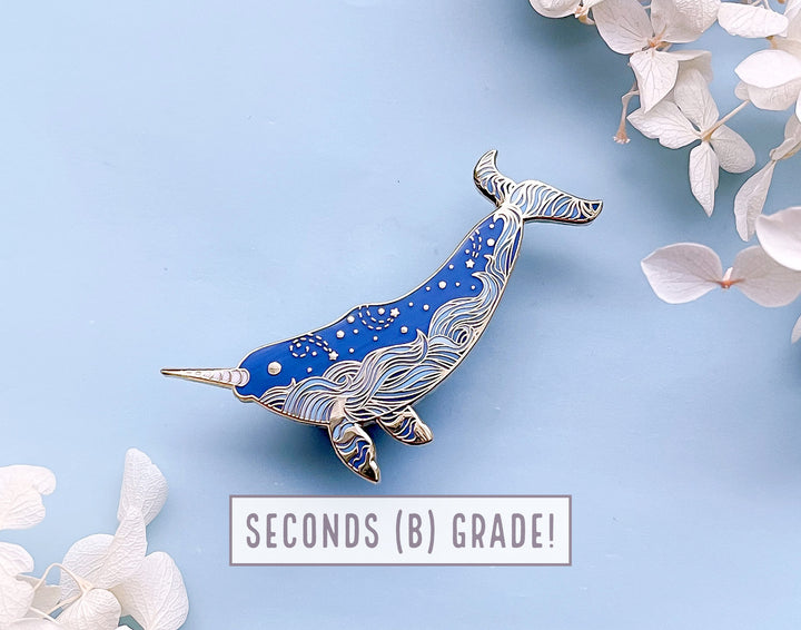 Starry Narwhal Pin (Seconds)