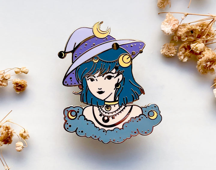 June Witch Alexandrite Enamel Pin