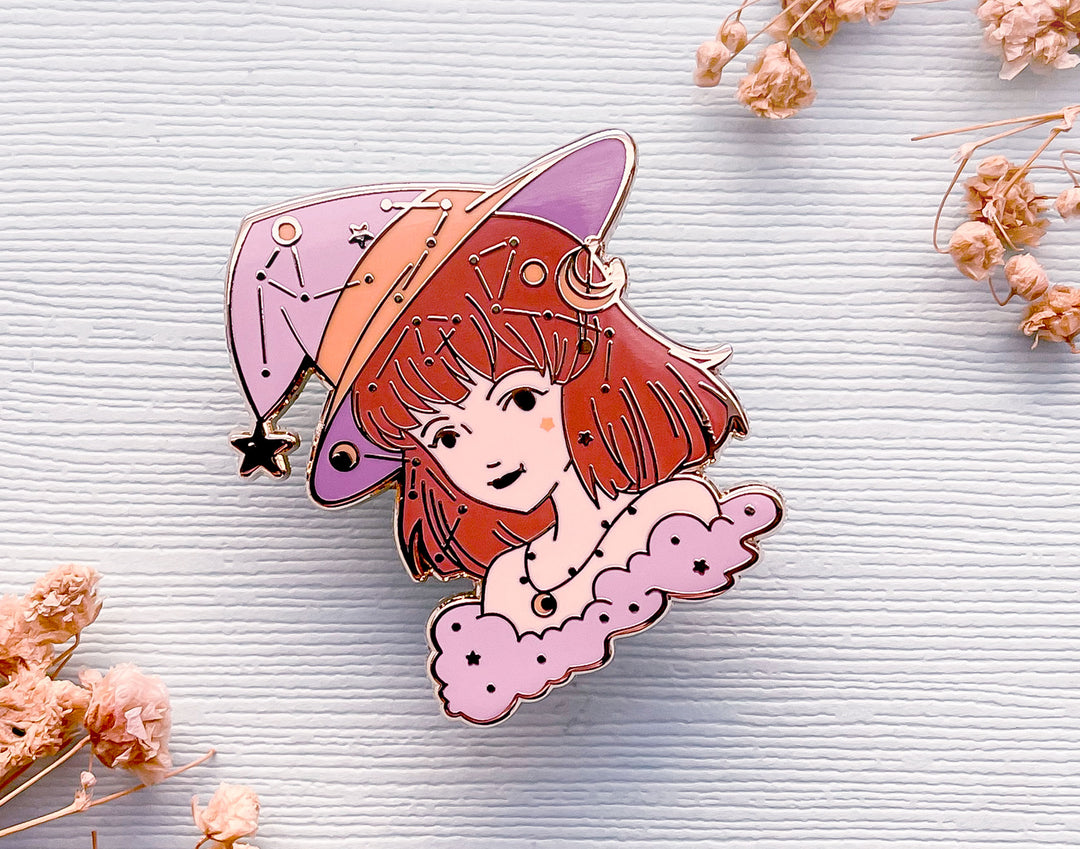 November Witch Topaz Enamel Pin