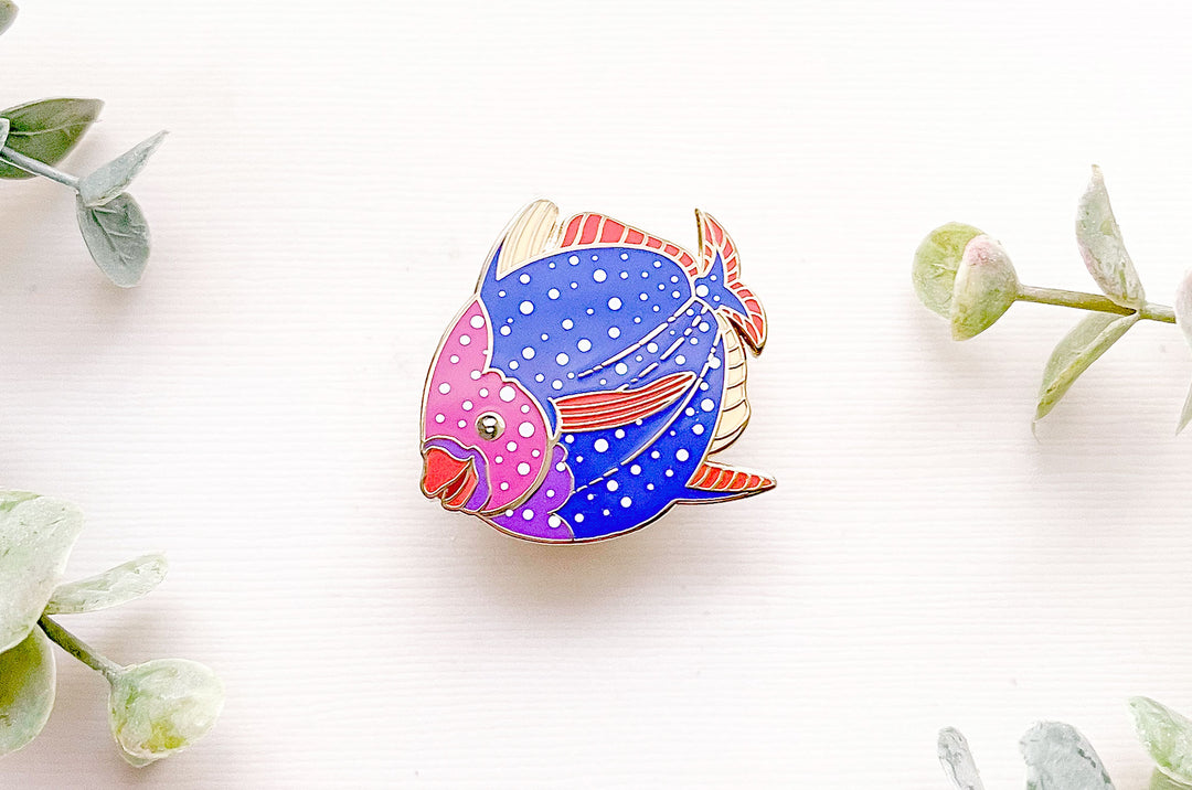 Opah Fish Enamel Pin