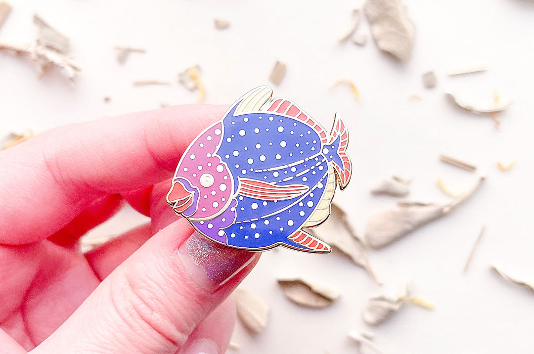 Opah Fish Enamel Pin