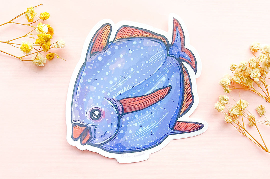 Opah Fish Clear Vinyl Sticker