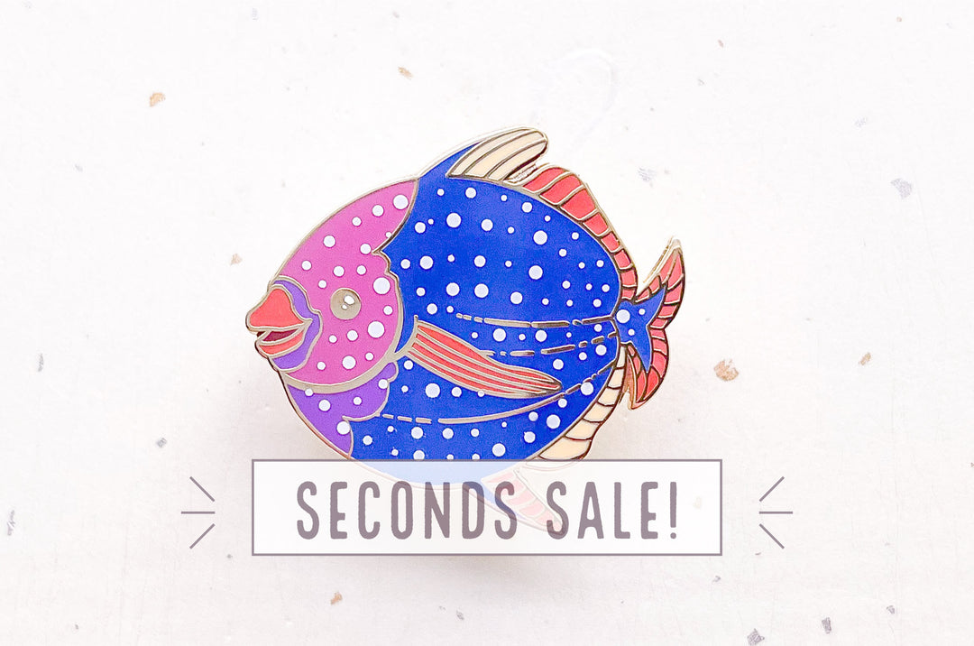 Opah Fish Enamel Pin (Seconds)