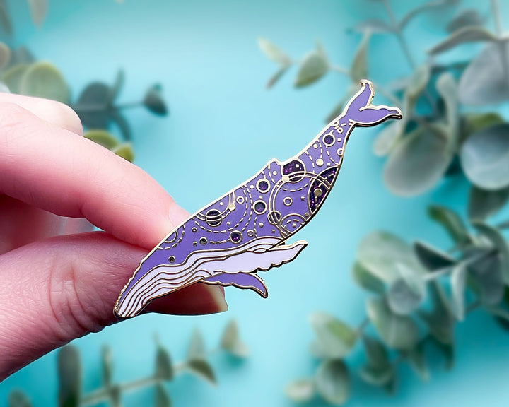 Orbital Humpback Whale (Sea Siren) Pin