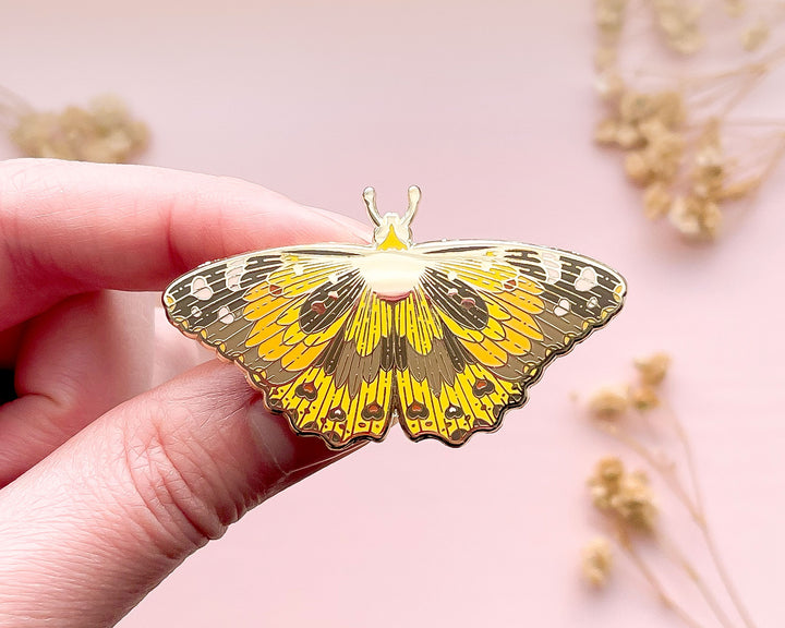 Painted Lady Butterfly (Vanessa cardui) Enamel Pin