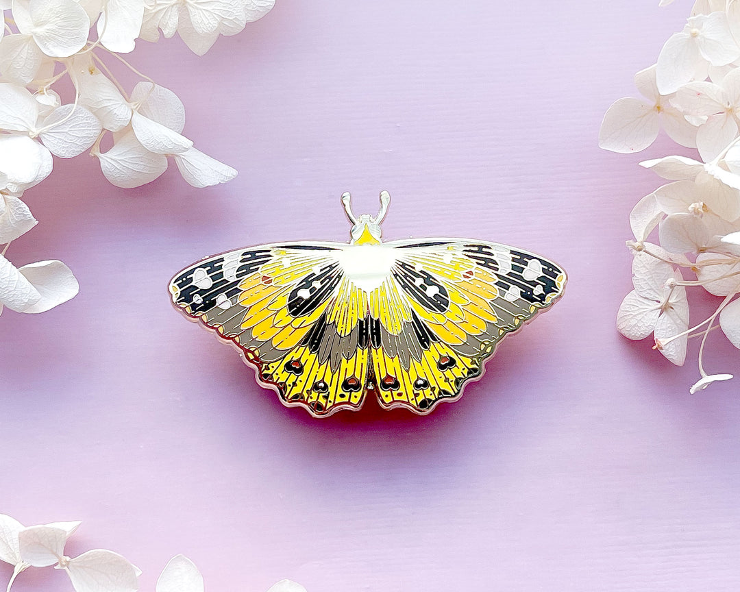 Painted Lady Butterfly (Vanessa cardui) Enamel Pin