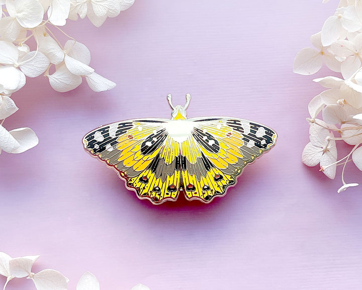 Painted Lady Butterfly (Vanessa cardui) Enamel Pin