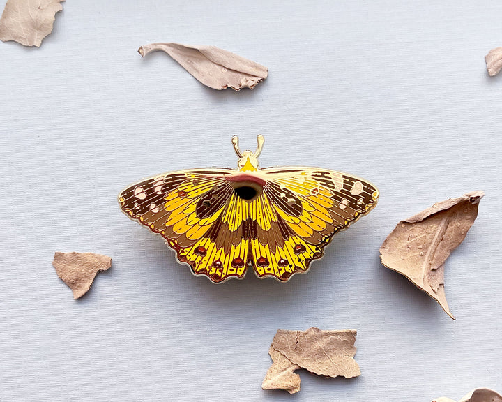 Painted Lady Butterfly (Vanessa cardui) Enamel Pin