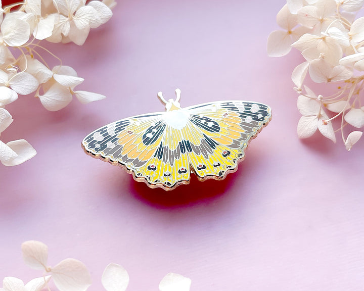 Painted Lady Butterfly (Vanessa cardui) Enamel Pin