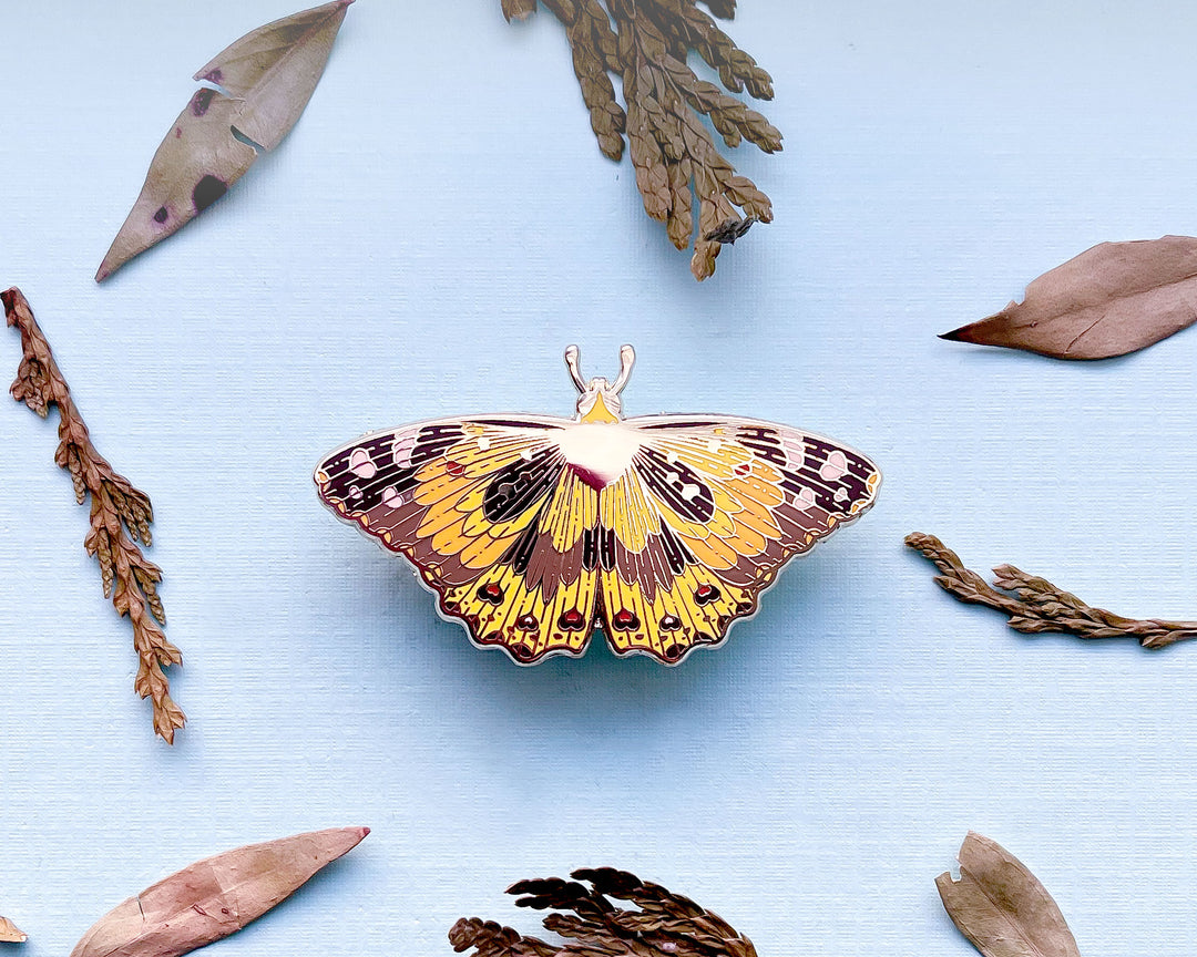 Painted Lady Butterfly (Vanessa cardui) Enamel Pin