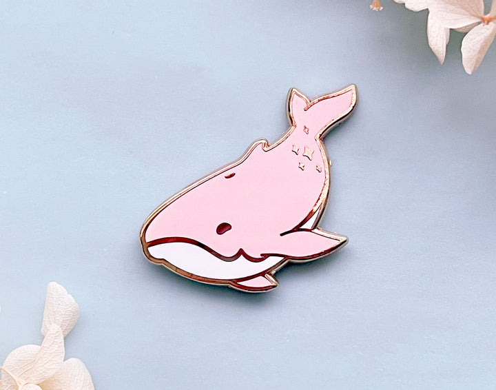 Pink Dream Whale Needle Minder