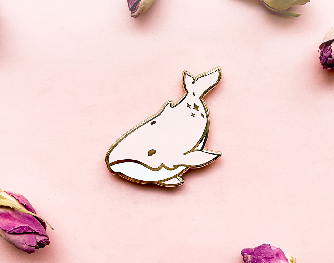 Pink Dream Whale Needle Minder