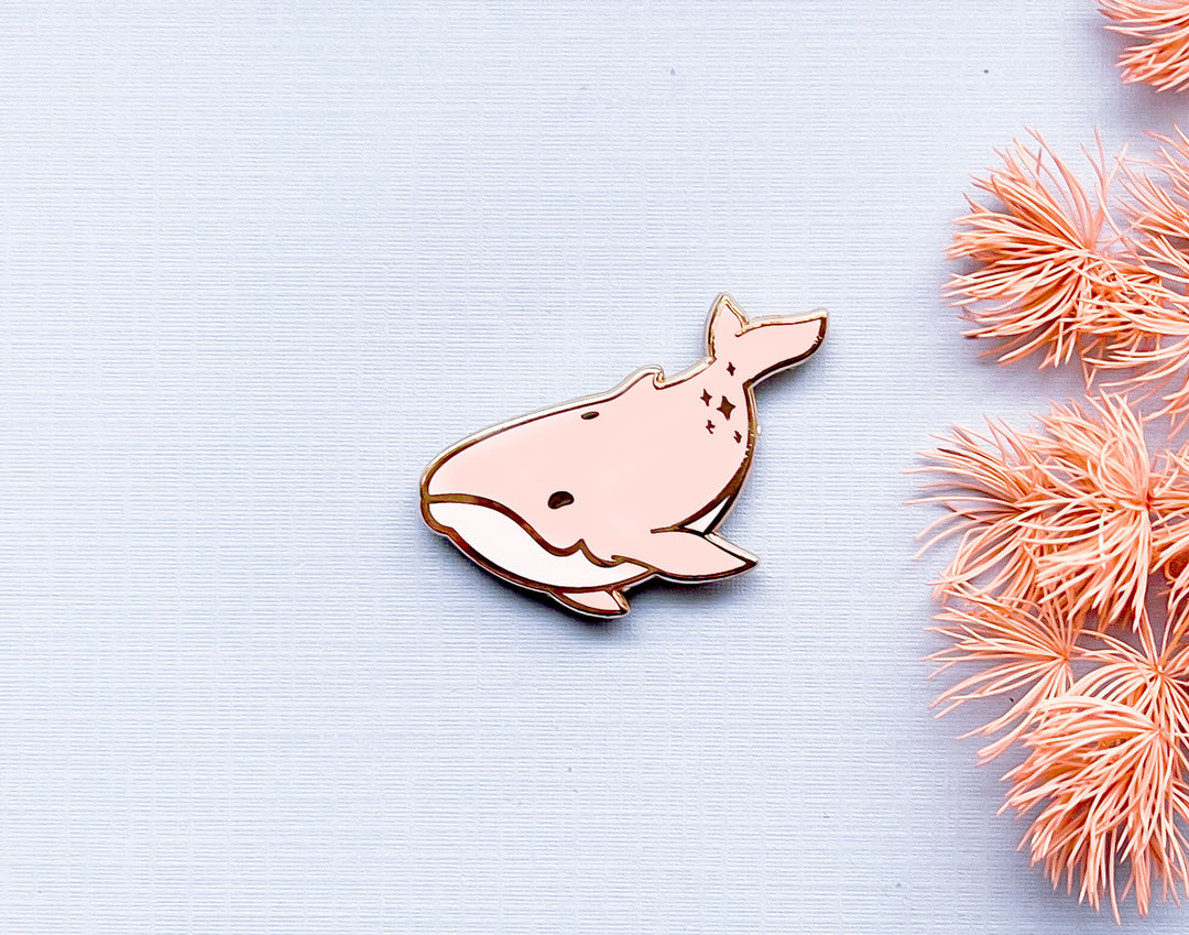 Pink Dream Whale Needle Minder