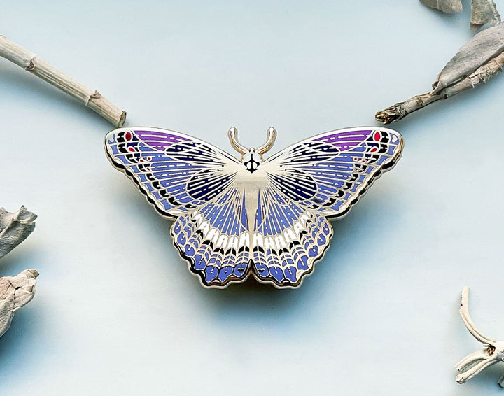 Red Spotted Admiral Butterfly (Limenitis arthemis astyanax) Enamel Pin