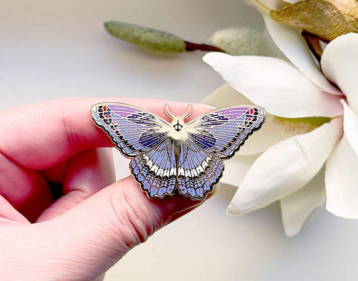 Red Spotted Admiral Butterfly (Limenitis arthemis astyanax) Enamel Pin