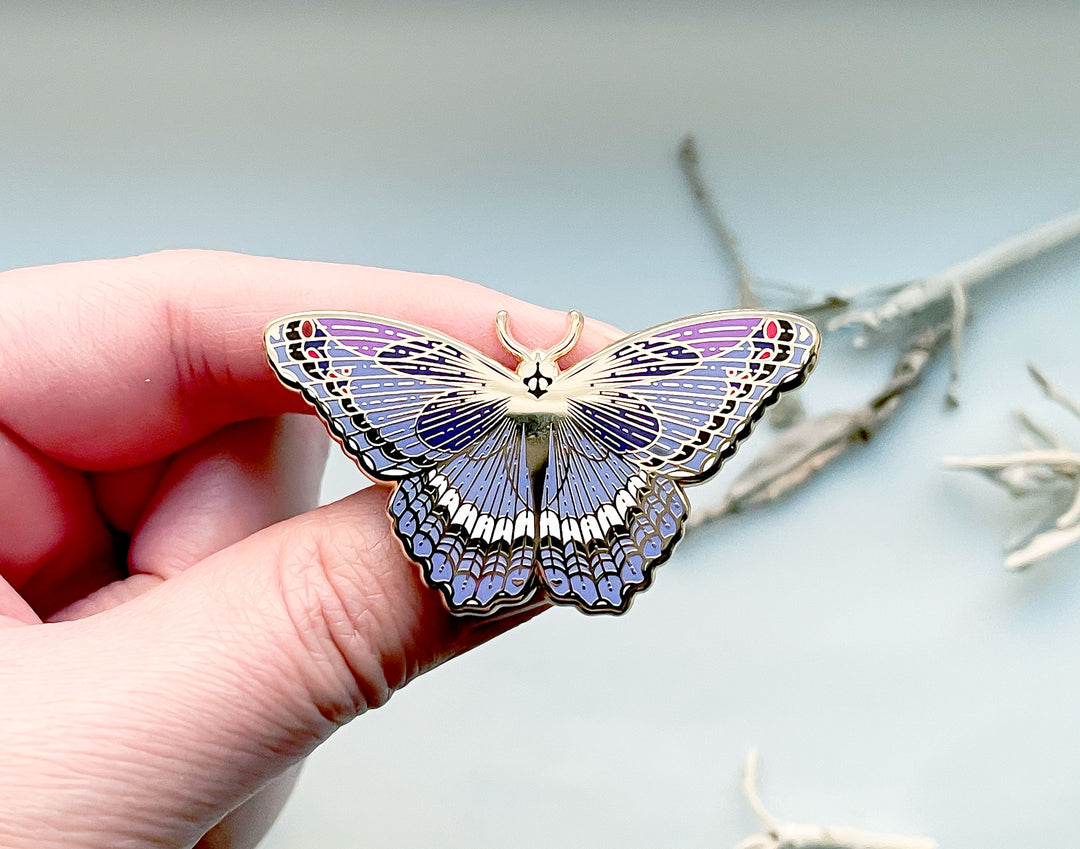 Red Spotted Admiral Butterfly (Limenitis arthemis astyanax) Enamel Pin
