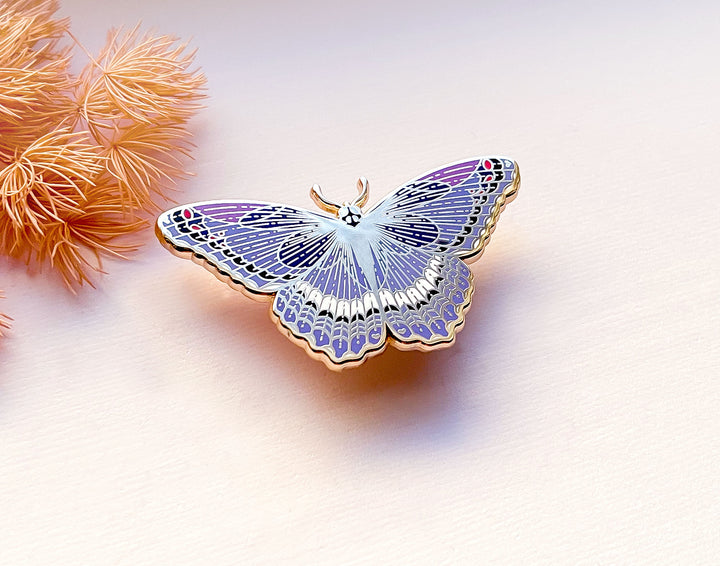 Red Spotted Admiral Butterfly (Limenitis arthemis astyanax) Enamel Pin