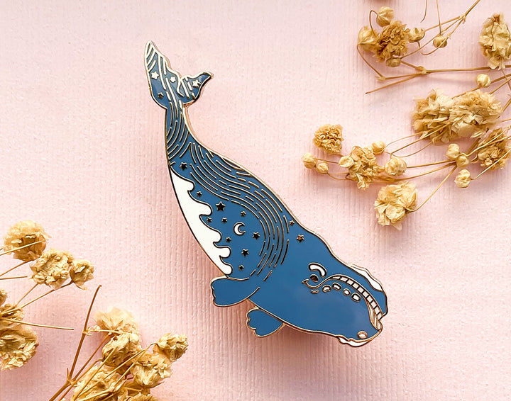 Star Trails Right Whale (Pathways Through the Stars) Pin